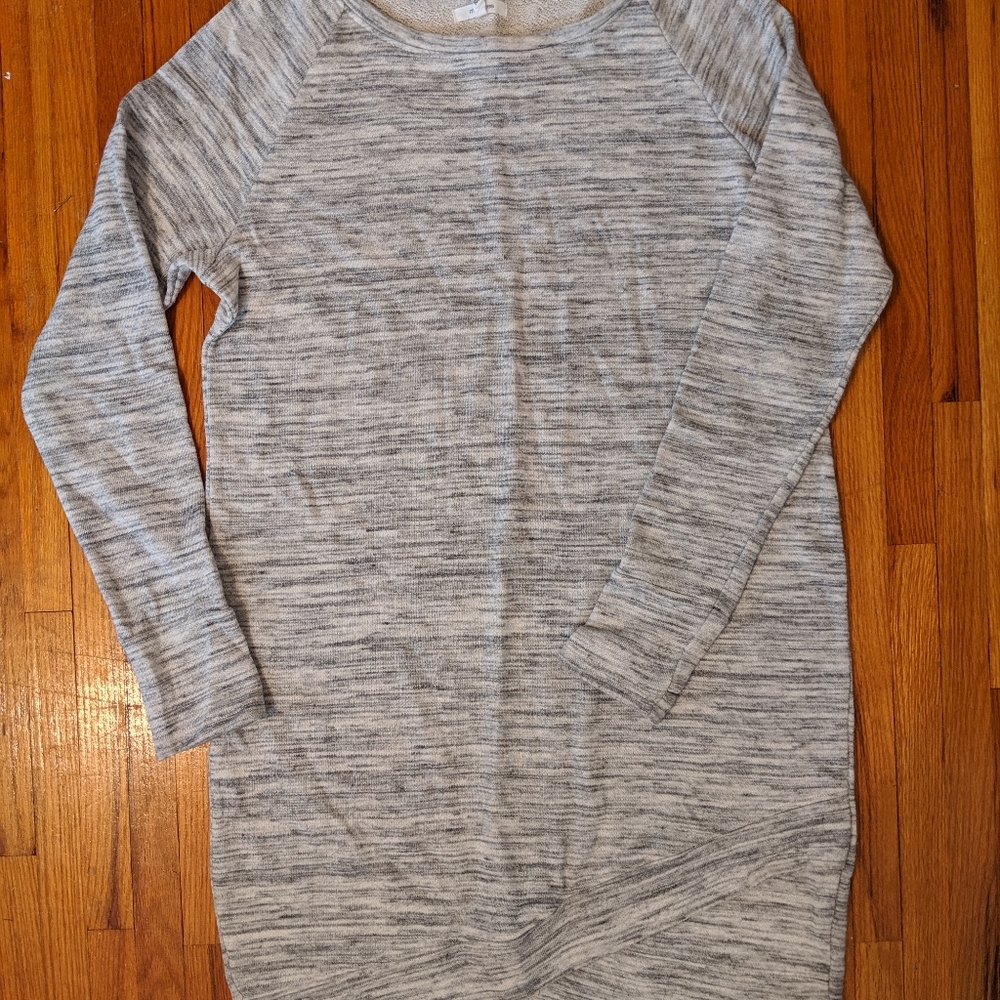 Gray Blend Sweater Dress